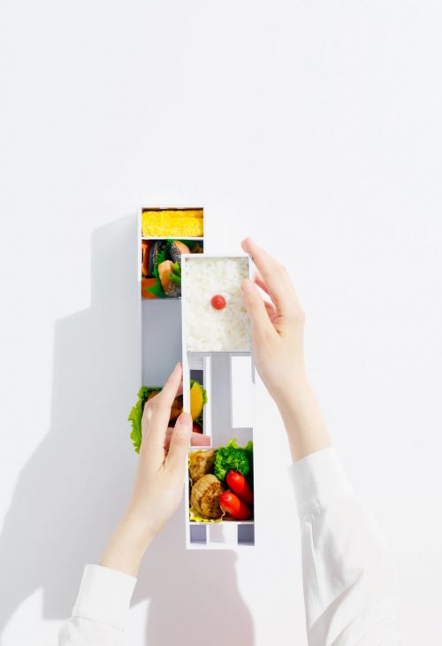 hộp bento lấy cảm hứng từ row house hộp bento lấy cảm hứng từ row house